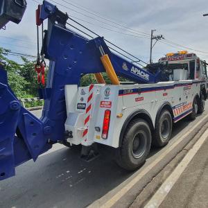 25 to 30 tons 12 wheeler Wrecker Self loading lifting towing trucks vehicle 