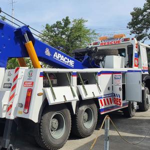 25 to 30 tons 12 wheeler Wrecker Self loading lifting towing trucks vehicle 