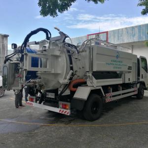 Combination Sewer  Sewage Suction Siphoning Vacuum and Water Jetter Truck vehicle